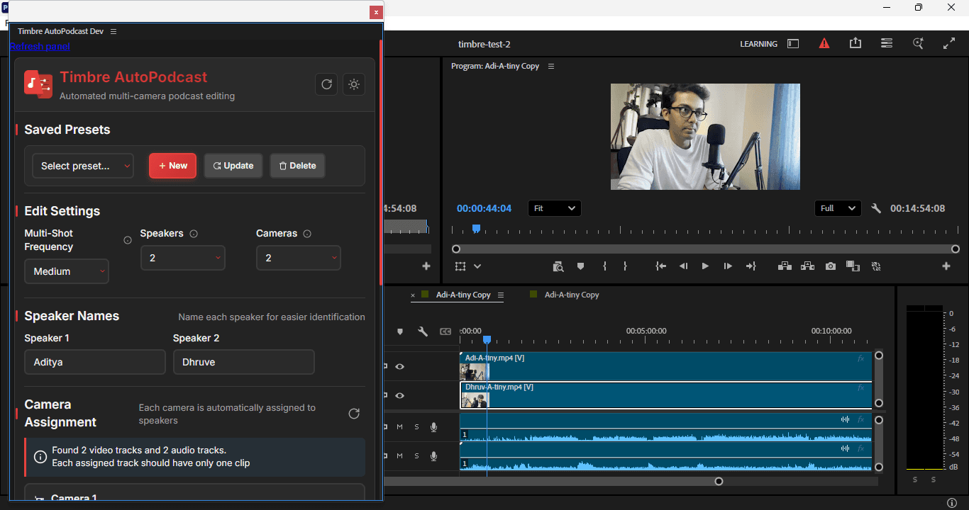 Timbre plugin in action